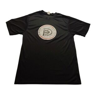 C2 Sport Mens Black Players Development Academy PDA‎ Soccer Training T-Shirt M